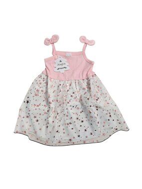 NWT | Mioglie Pink Star Tutu Dress | Glitter Tulle | 18-24M